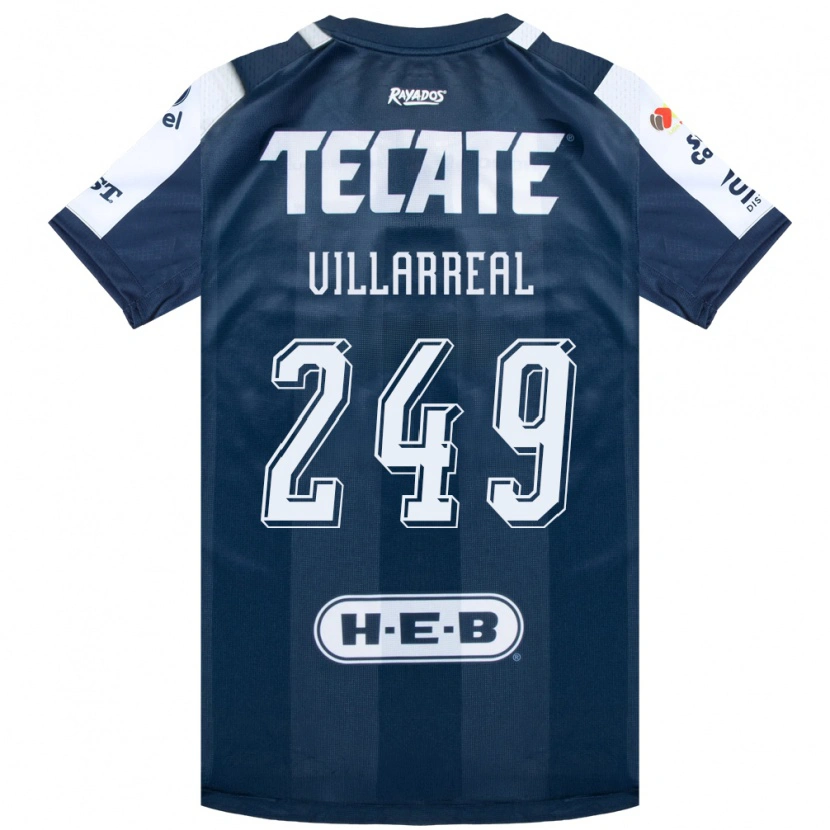 Danxen Män Daniel Villarreal #249 Bläckblå Vit Röd Hemmatröja Matchtröjor 2026/27 Tröjor T-Tröja