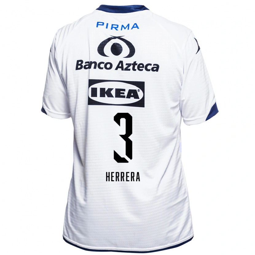 Danxen Män Alberto Herrera #3 Vit Svart Blå Hemmatröja Matchtröjor 2026/27 Tröjor T-Tröja