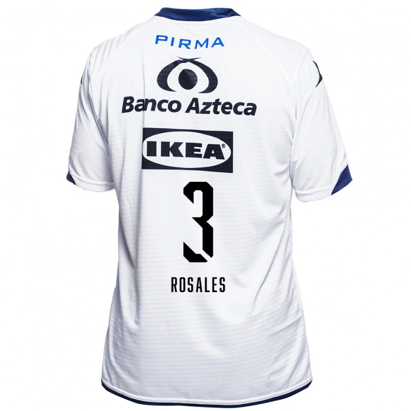 Danxen Män Fátima Rosales #3 Vit Svart Blå Hemmatröja Matchtröjor 2026/27 Tröjor T-Tröja
