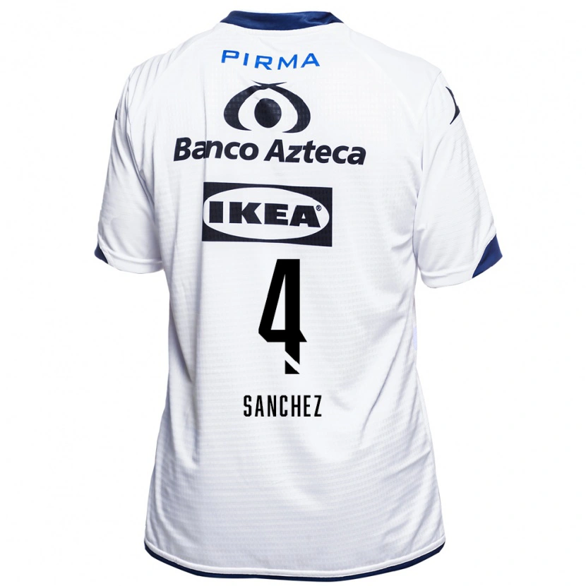 Danxen Män Liliana Sánchez #4 Vit Svart Blå Hemmatröja Matchtröjor 2026/27 Tröjor T-Tröja