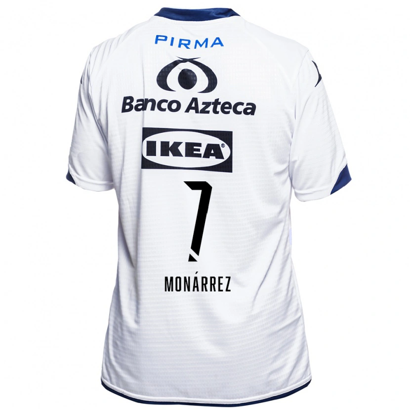 Danxen Män Fernando Monárrez #7 Vit Svart Blå Hemmatröja Matchtröjor 2026/27 Tröjor T-Tröja