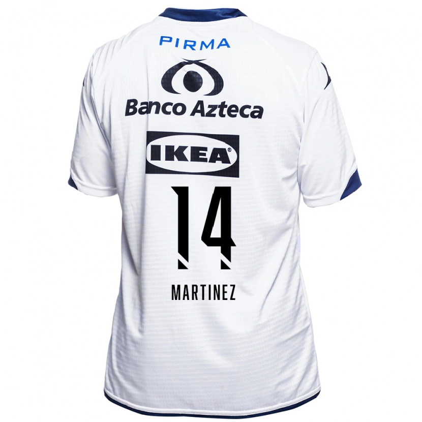 Danxen Män Samantha Martínez #14 Vit Svart Blå Hemmatröja Matchtröjor 2026/27 Tröjor T-Tröja