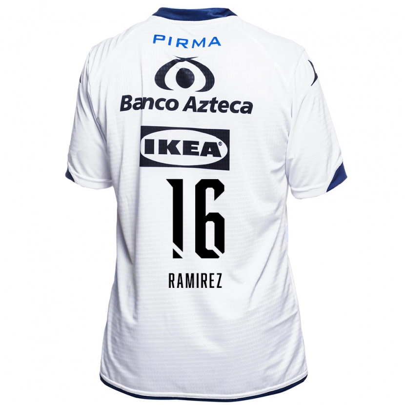 Danxen Män Alonso Ramírez #16 Vit Svart Blå Hemmatröja Matchtröjor 2026/27 Tröjor T-Tröja
