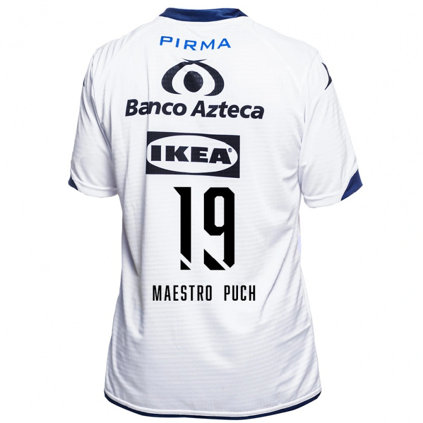 Danxen Män Ignacio Maestro Puch #19 Vit Svart Blå Hemmatröja Matchtröjor 2026/27 Tröjor T-Tröja