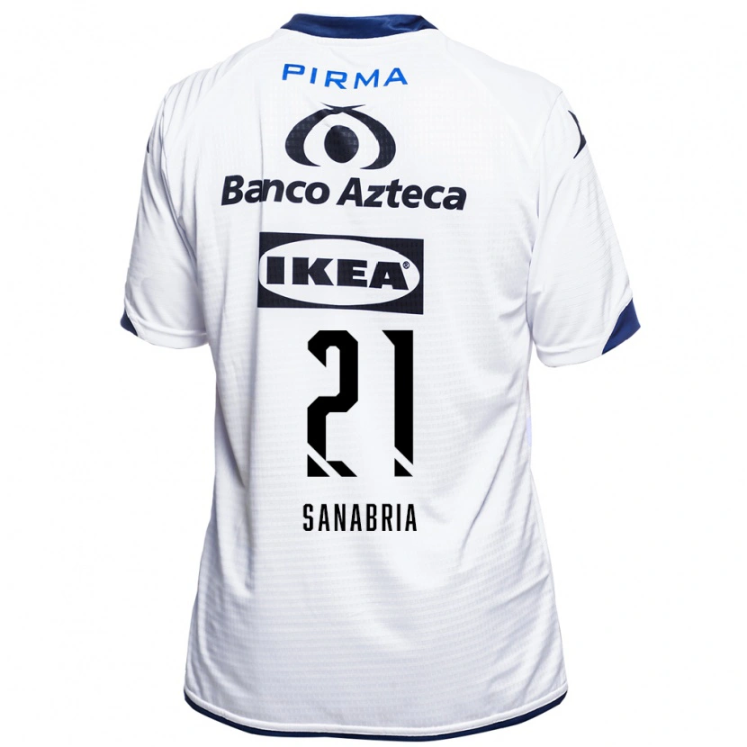 Danxen Män Sergio Sanabria #21 Vit Svart Blå Hemmatröja Matchtröjor 2026/27 Tröjor T-Tröja