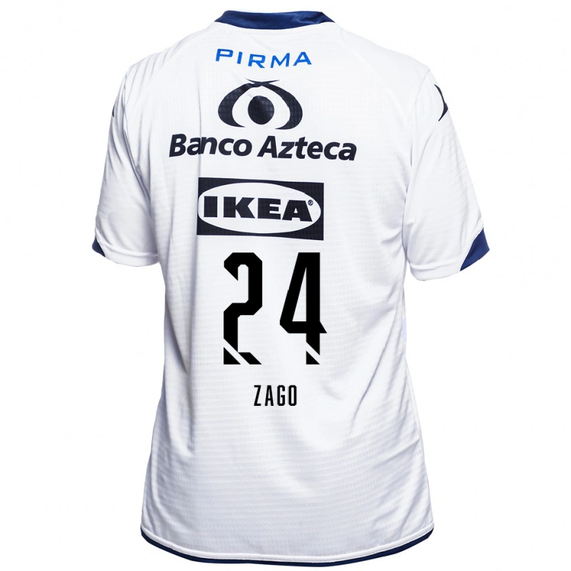 Danxen Män Diego Zago #24 Vit Svart Blå Hemmatröja Matchtröjor 2026/27 Tröjor T-Tröja