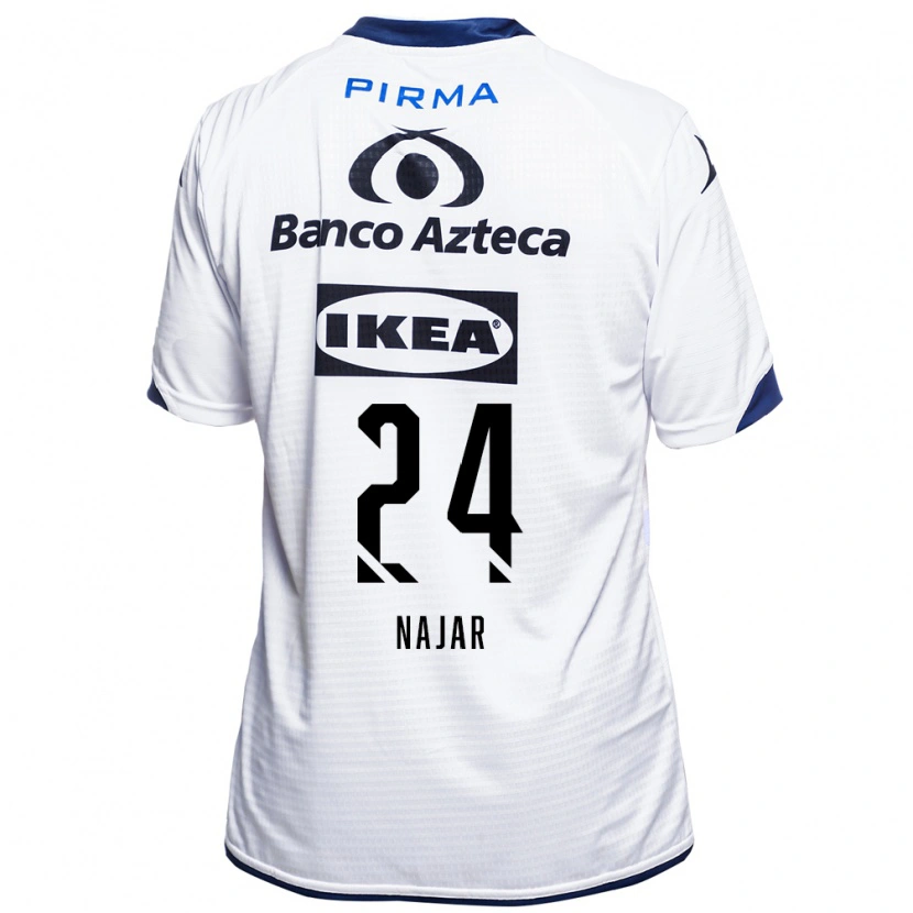 Danxen Män Ivonne Najar #24 Vit Svart Blå Hemmatröja Matchtröjor 2026/27 Tröjor T-Tröja