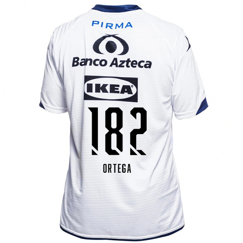 Danxen Män Yael Ortega #182 Vit Svart Blå Hemmatröja Matchtröjor 2026/27 Tröjor T-Tröja