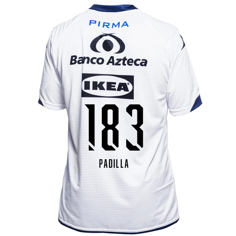Danxen Män Donovan Padilla #183 Vit Svart Blå Hemmatröja Matchtröjor 2026/27 Tröjor T-Tröja
