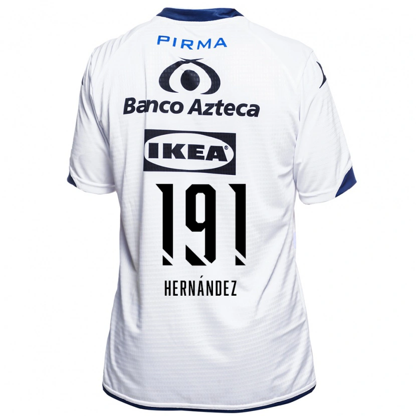 Danxen Män Brian Hernández #191 Vit Svart Blå Hemmatröja Matchtröjor 2026/27 Tröjor T-Tröja