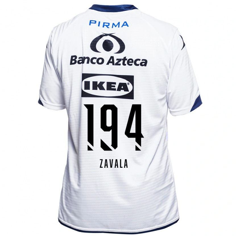 Danxen Män Arath Zavala #194 Vit Svart Blå Hemmatröja Matchtröjor 2026/27 Tröjor T-Tröja