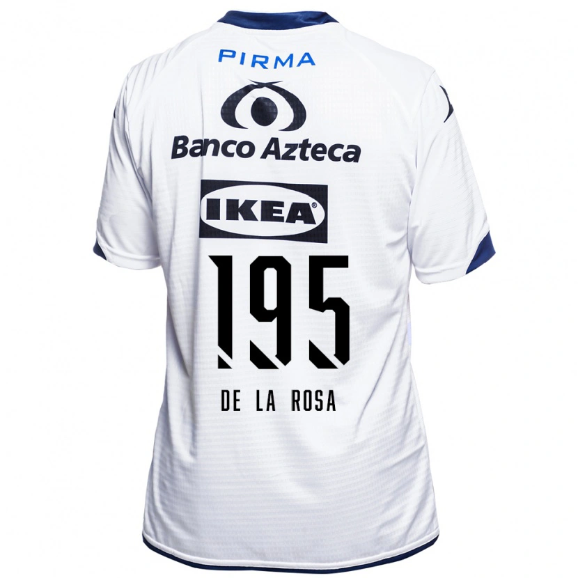 Danxen Män Álvaro De La Rosa #195 Vit Svart Blå Hemmatröja Matchtröjor 2026/27 Tröjor T-Tröja