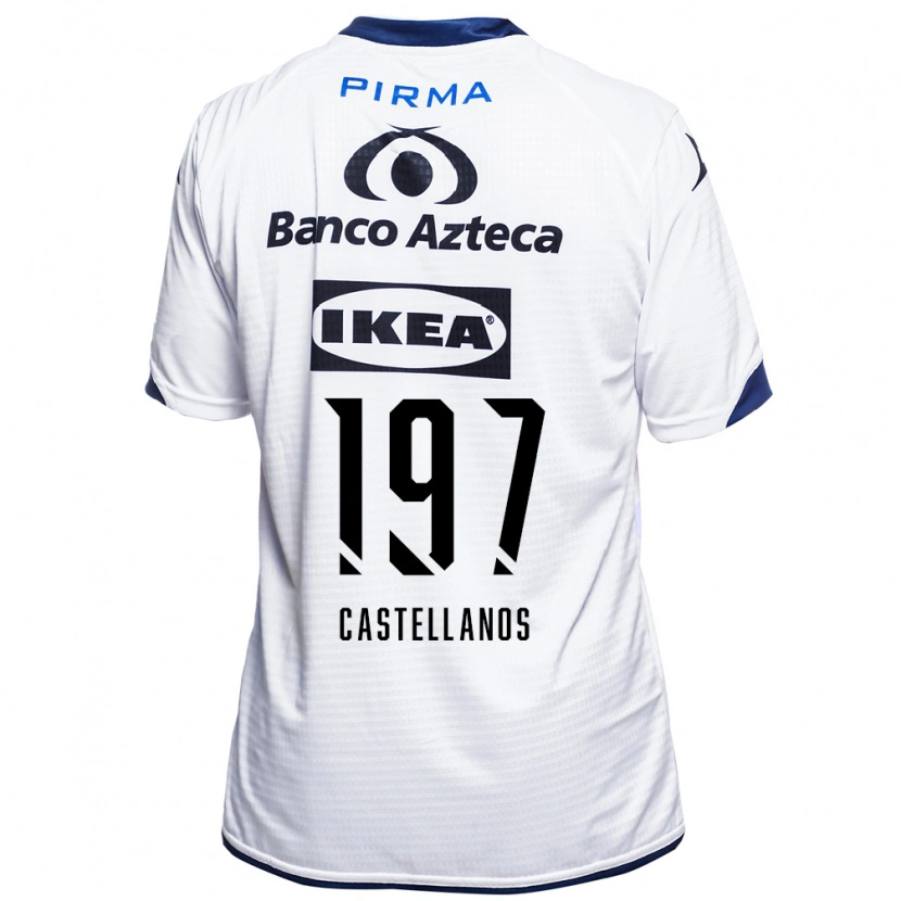 Danxen Män Omar Castellanos #197 Vit Svart Blå Hemmatröja Matchtröjor 2026/27 Tröjor T-Tröja