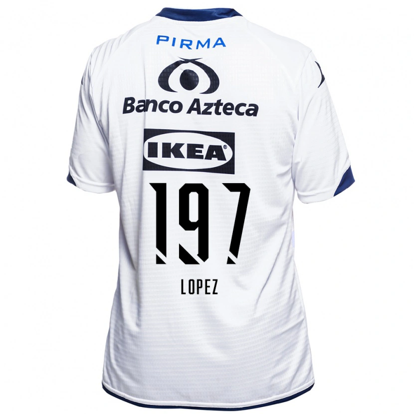 Danxen Män Sebastián López #197 Vit Svart Blå Hemmatröja Matchtröjor 2026/27 Tröjor T-Tröja