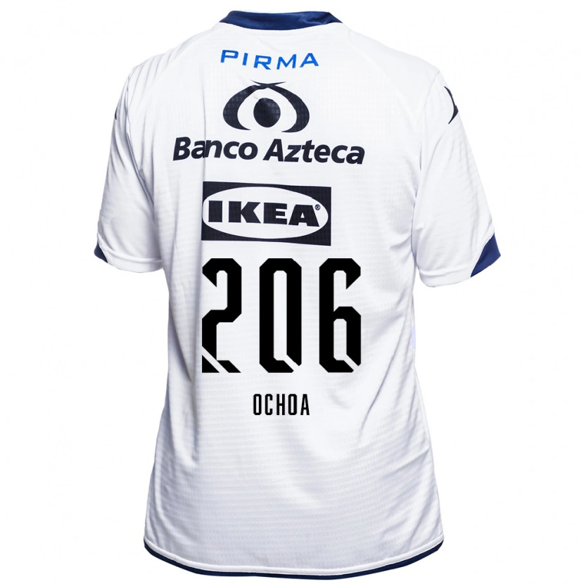 Danxen Män Barúc Ochoa #206 Vit Svart Blå Hemmatröja Matchtröjor 2026/27 Tröjor T-Tröja