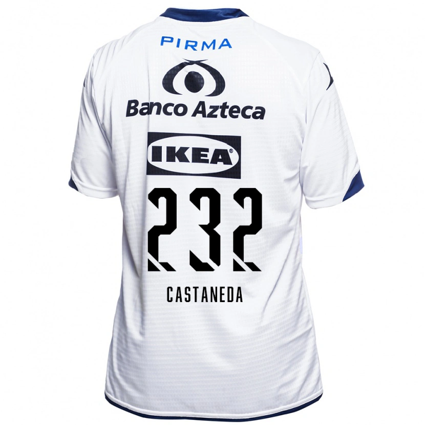 Danxen Män Ángel Castañeda #232 Vit Svart Blå Hemmatröja Matchtröjor 2026/27 Tröjor T-Tröja