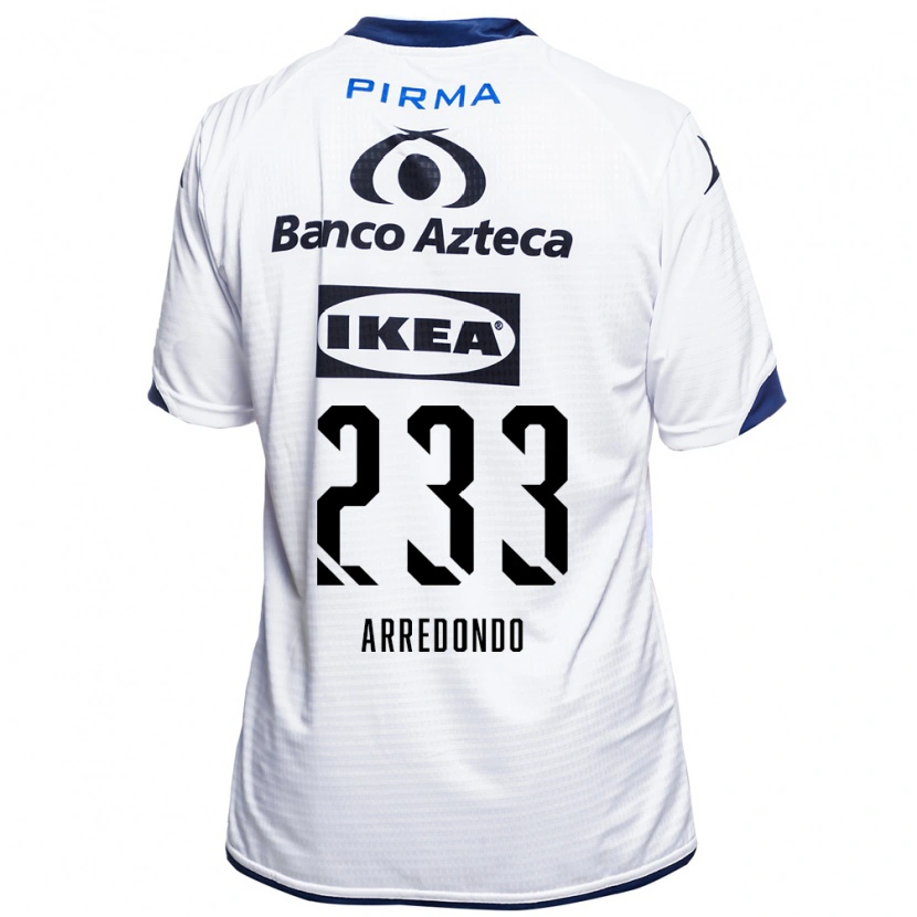 Danxen Män Ángel Arredondo #233 Vit Svart Blå Hemmatröja Matchtröjor 2026/27 Tröjor T-Tröja