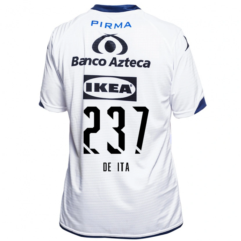 Danxen Män Alejandro De Ita #237 Vit Svart Blå Hemmatröja Matchtröjor 2026/27 Tröjor T-Tröja