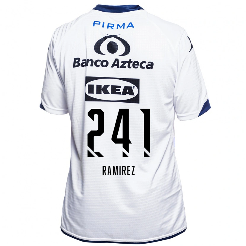 Danxen Män Eduardo Ramírez #241 Vit Svart Blå Hemmatröja Matchtröjor 2026/27 Tröjor T-Tröja