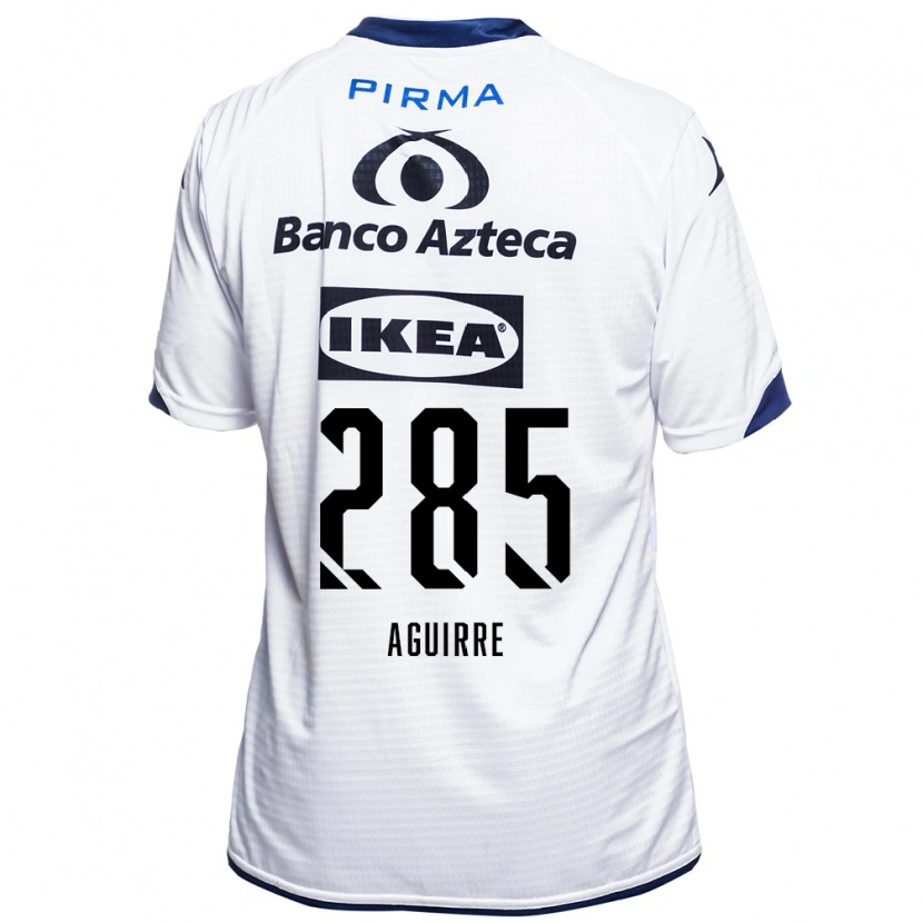 Danxen Män Juan Aguirre #285 Vit Svart Blå Hemmatröja Matchtröjor 2026/27 Tröjor T-Tröja