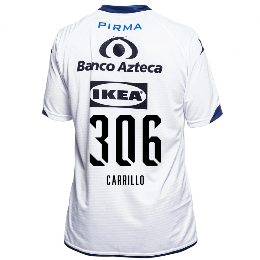 Danxen Män Alejandro Carrillo #306 Vit Svart Blå Hemmatröja Matchtröjor 2026/27 Tröjor T-Tröja