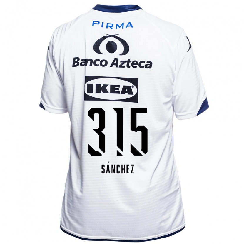 Danxen Män Santiago Sánchez #315 Vit Svart Blå Hemmatröja Matchtröjor 2026/27 Tröjor T-Tröja