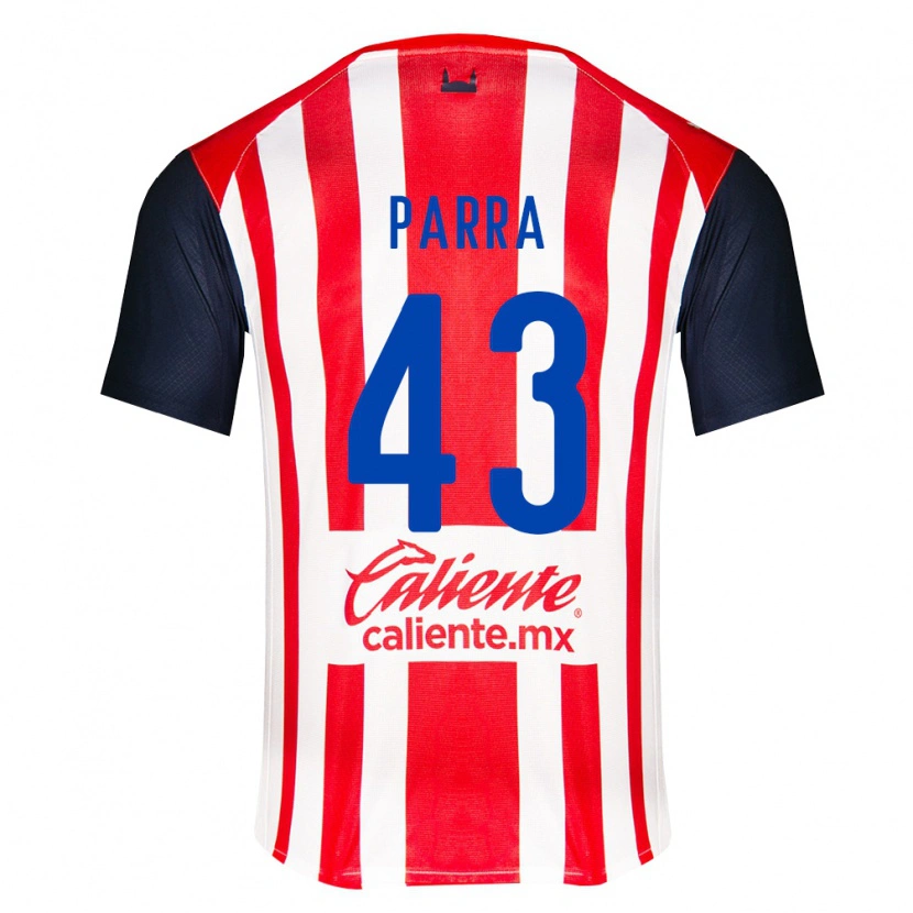 Danxen Män Rodrigo Parra #43 Röd Svart Vit Hemmatröja Matchtröjor 2026/27 Tröjor T-Tröja