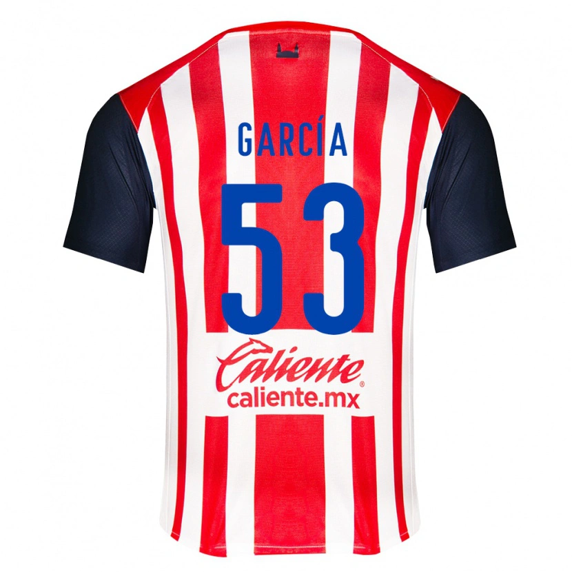 Danxen Män Uziel García #53 Röd Svart Vit Hemmatröja Matchtröjor 2026/27 Tröjor T-Tröja