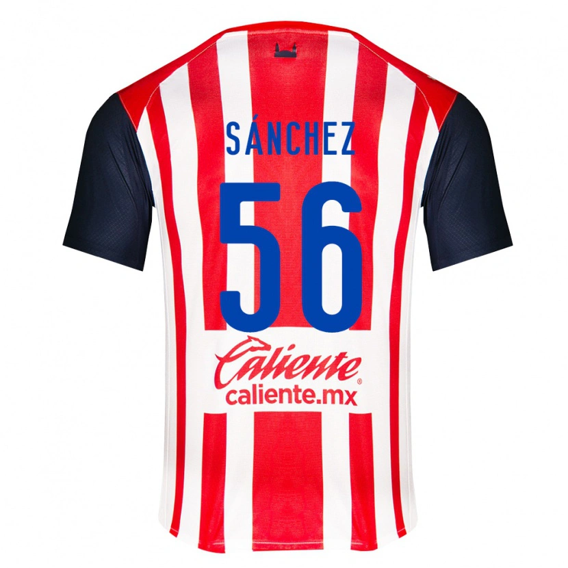 Danxen Män Benjamín Sánchez #56 Röd Svart Vit Hemmatröja Matchtröjor 2026/27 Tröjor T-Tröja