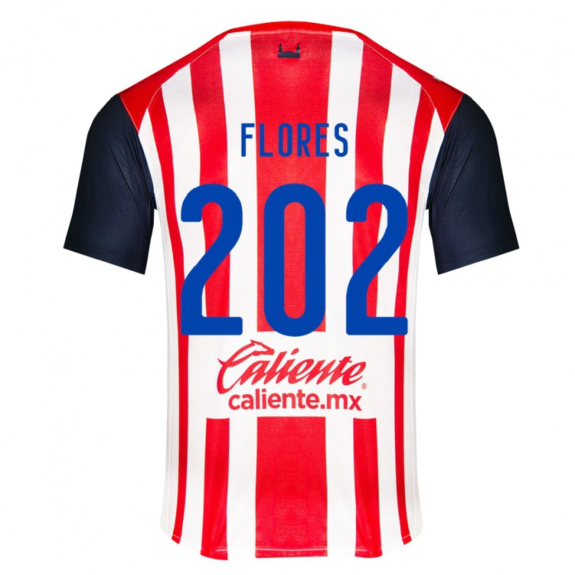 Danxen Män Daniel Flores #202 Röd Svart Vit Hemmatröja Matchtröjor 2026/27 Tröjor T-Tröja