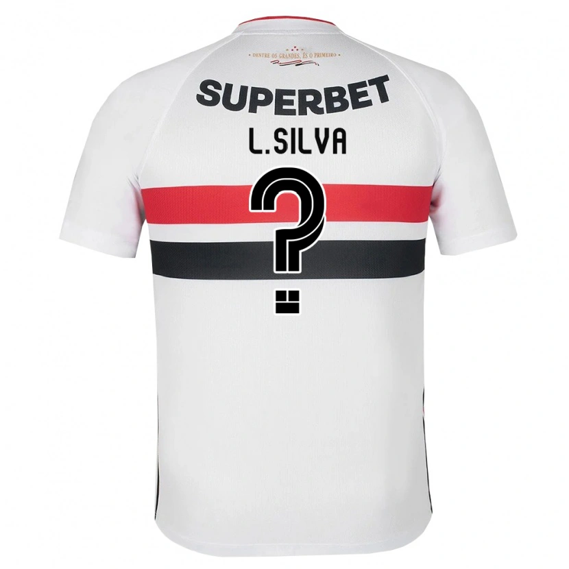 Danxen Män Luan Silva #0 Vit Röd Svart Hemmatröja Matchtröjor 2026/27 Tröjor T-Tröja