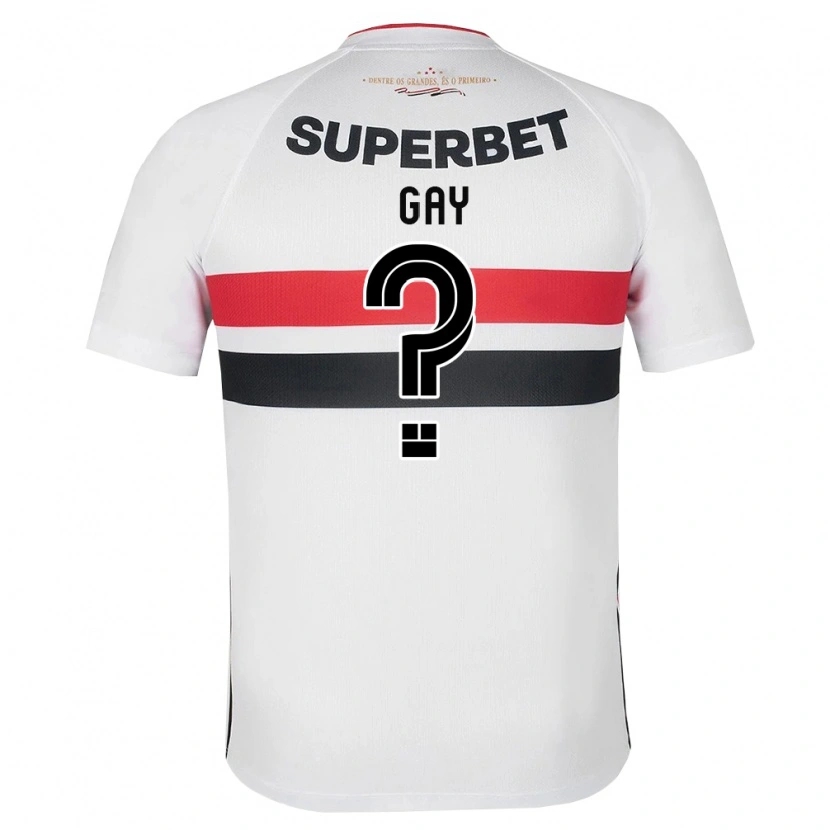 Danxen Män Ganael Gay #0 Vit Röd Svart Hemmatröja Matchtröjor 2026/27 Tröjor T-Tröja