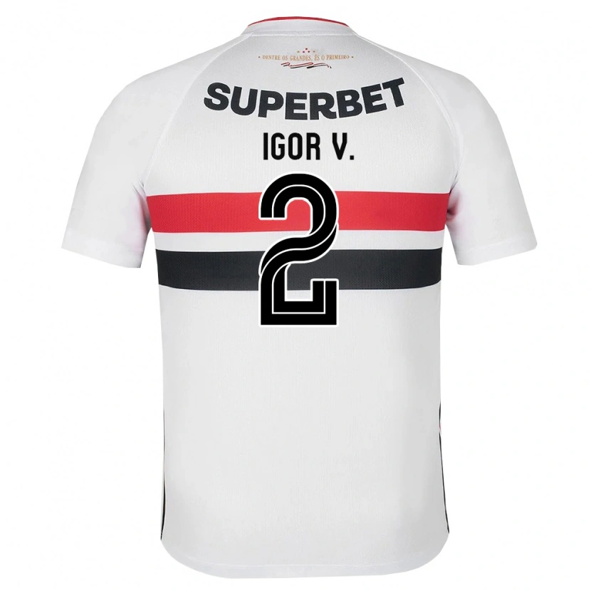 Danxen Män Igor Vinicius #2 Vit Röd Svart Hemmatröja Matchtröjor 2026/27 Tröjor T-Tröja