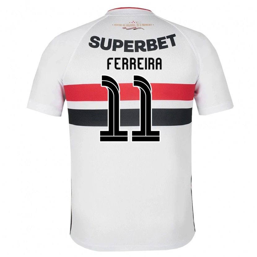 Danxen Män Aldemir Dos Santos Ferreira #11 Vit Röd Svart Hemmatröja Matchtröjor 2026/27 Tröjor T-Tröja