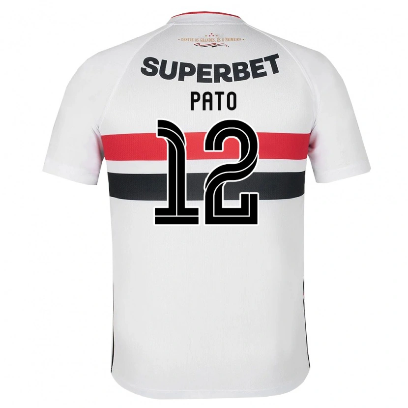 Danxen Män Alexandre Pato #12 Vit Röd Svart Hemmatröja Matchtröjor 2026/27 Tröjor T-Tröja