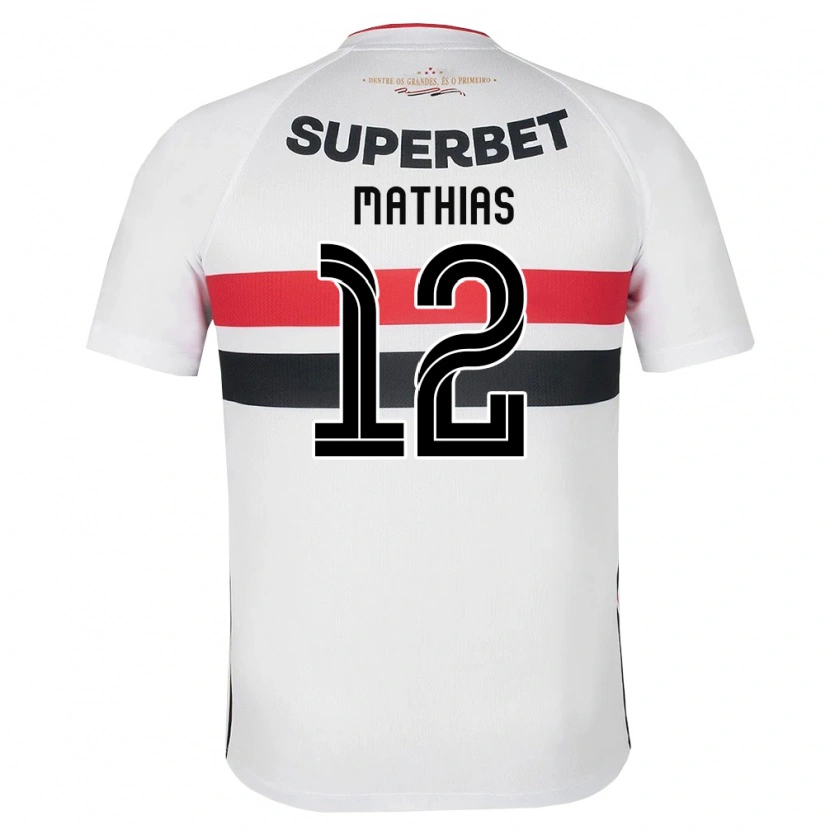 Danxen Män Leandro Mathias #12 Vit Röd Svart Hemmatröja Matchtröjor 2026/27 Tröjor T-Tröja