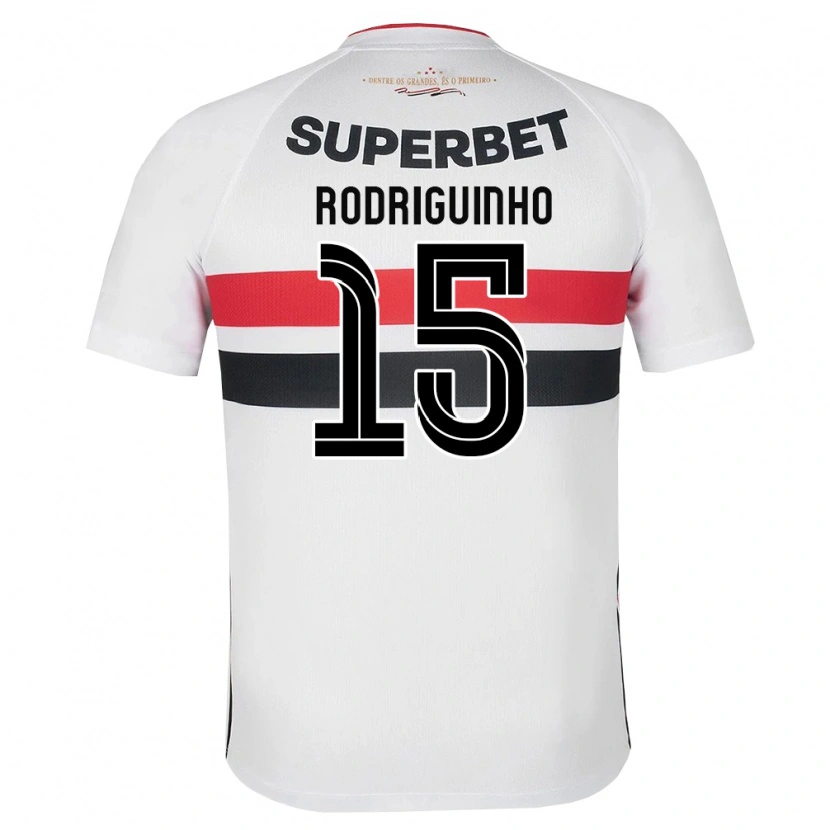Danxen Män Rodriguinho #15 Vit Röd Svart Hemmatröja Matchtröjor 2026/27 Tröjor T-Tröja