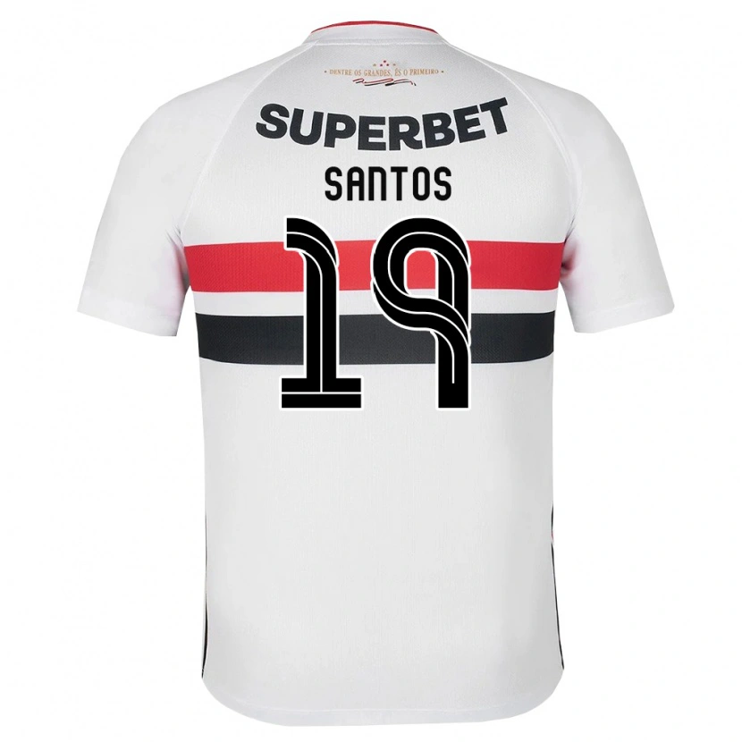 Danxen Män Kaio Santos #19 Vit Röd Svart Hemmatröja Matchtröjor 2026/27 Tröjor T-Tröja