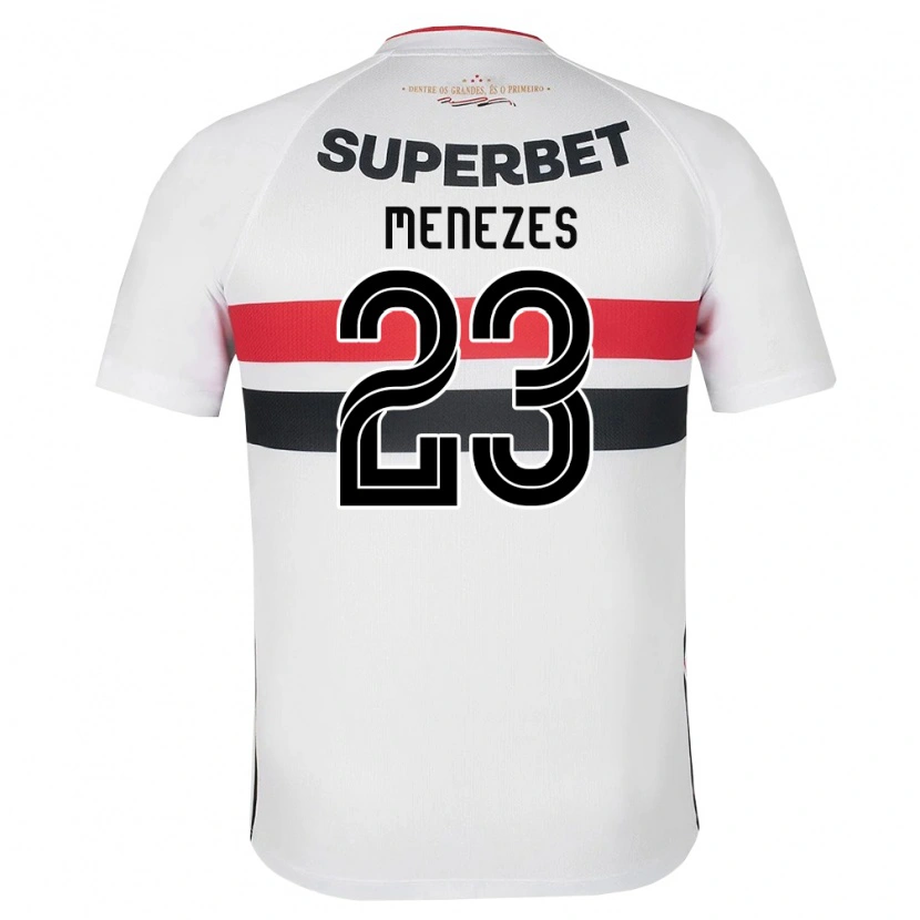 Danxen Män Bia Menezes #23 Vit Röd Svart Hemmatröja Matchtröjor 2026/27 Tröjor T-Tröja