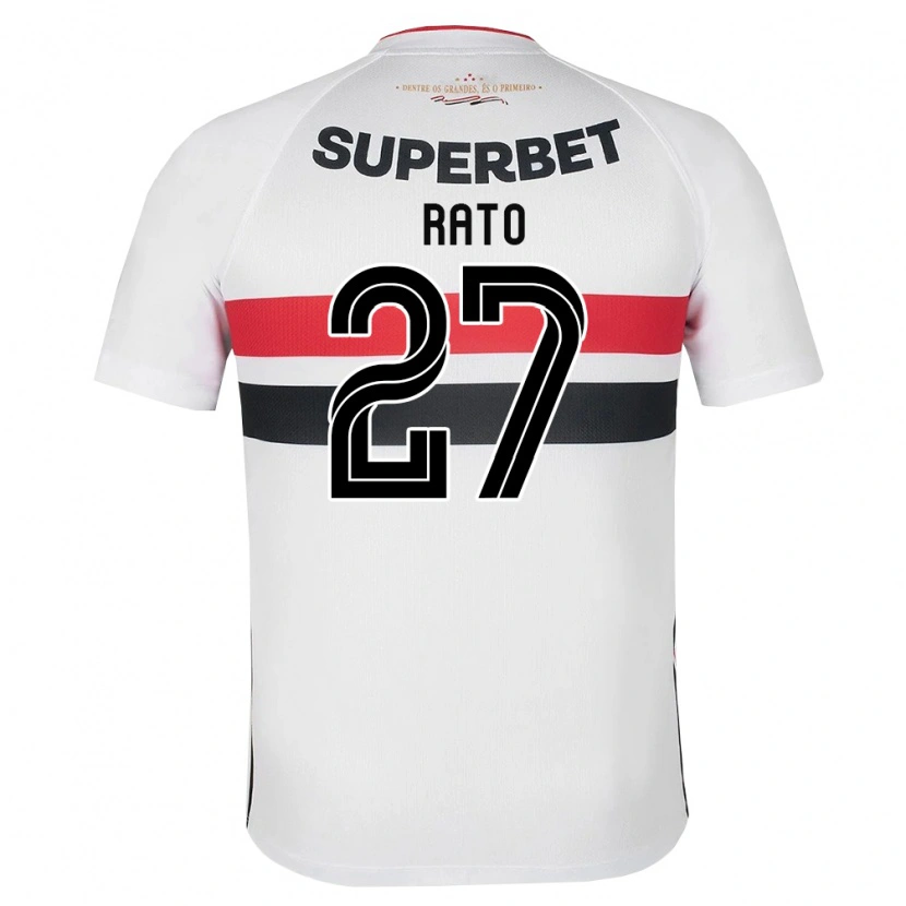 Danxen Män Wellington Rato #27 Vit Röd Svart Hemmatröja Matchtröjor 2026/27 Tröjor T-Tröja