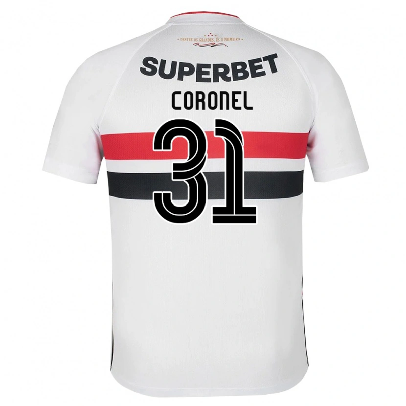 Danxen Män Carlos Coronel #31 Vit Röd Svart Hemmatröja Matchtröjor 2026/27 Tröjor T-Tröja
