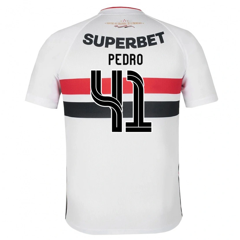 Danxen Män João Pedro #41 Vit Röd Svart Hemmatröja Matchtröjor 2026/27 Tröjor T-Tröja