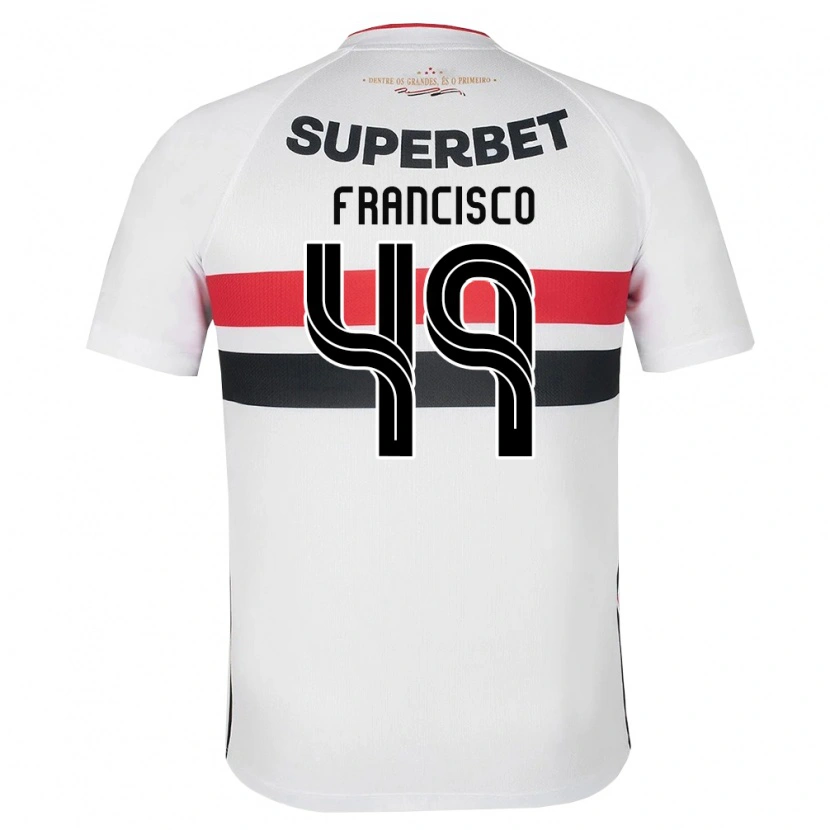 Danxen Män Ryan Francisco #49 Vit Röd Svart Hemmatröja Matchtröjor 2026/27 Tröjor T-Tröja