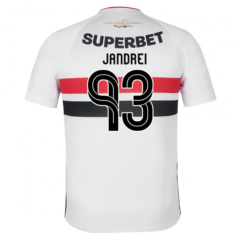 Danxen Män Jandrei #93 Vit Röd Svart Hemmatröja Matchtröjor 2026/27 Tröjor T-Tröja
