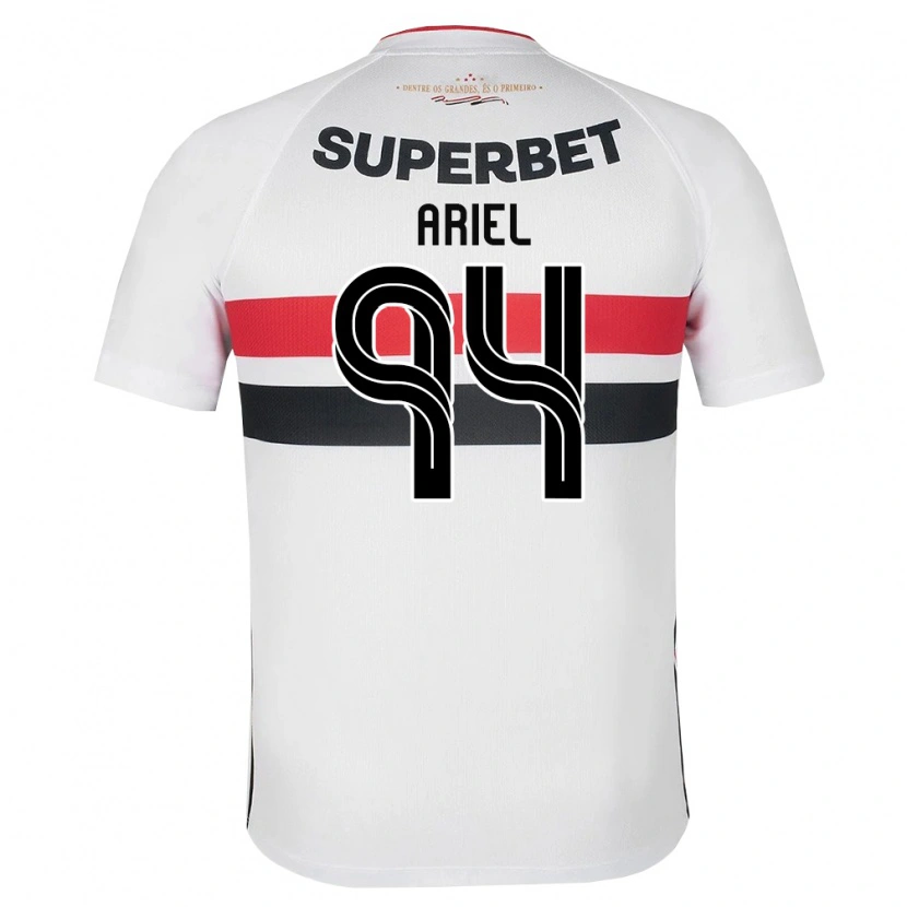 Danxen Män Ariel #94 Vit Röd Svart Hemmatröja Matchtröjor 2026/27 Tröjor T-Tröja