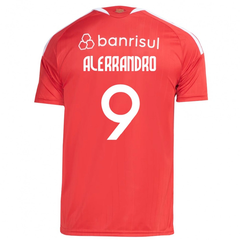 Danxen Män Alerrandro Barra Mansa Realino De Souza #9 Röd Vit Hemmatröja Matchtröjor 2026/27 Tröjor T-Tröja