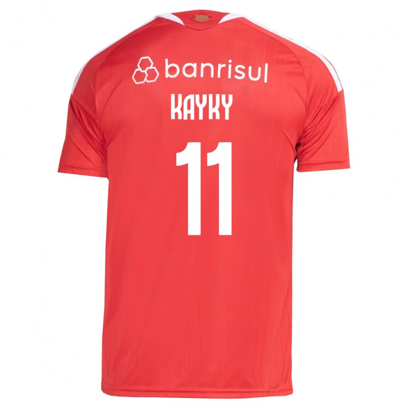 Danxen Män Kayky Da Silva Chagas #11 Röd Vit Hemmatröja Matchtröjor 2026/27 Tröjor T-Tröja