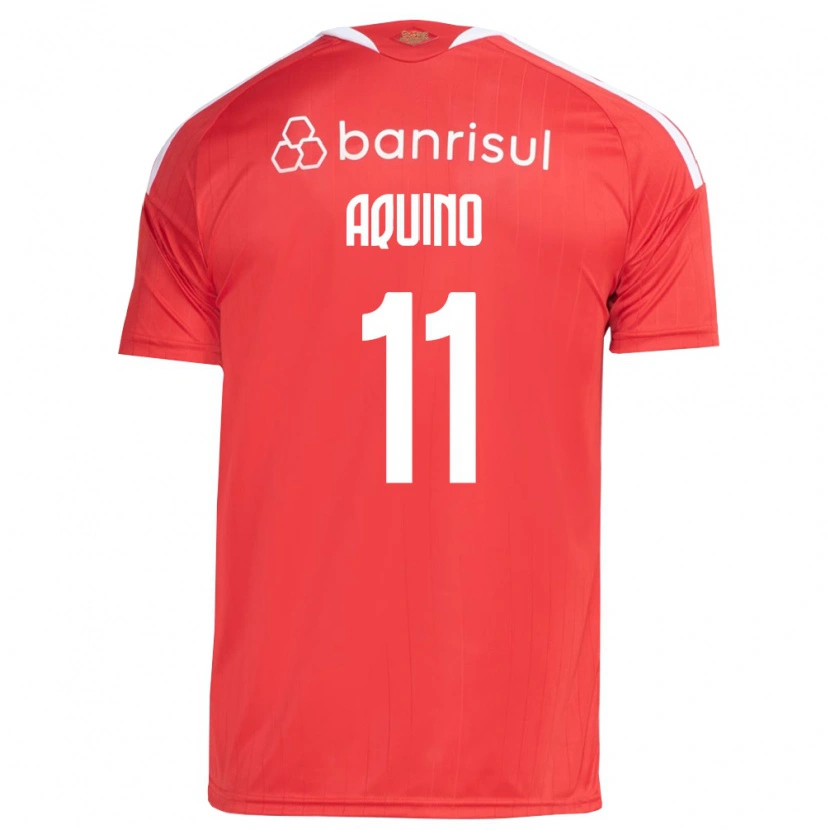 Danxen Män Belén Aquino #11 Röd Vit Hemmatröja Matchtröjor 2026/27 Tröjor T-Tröja