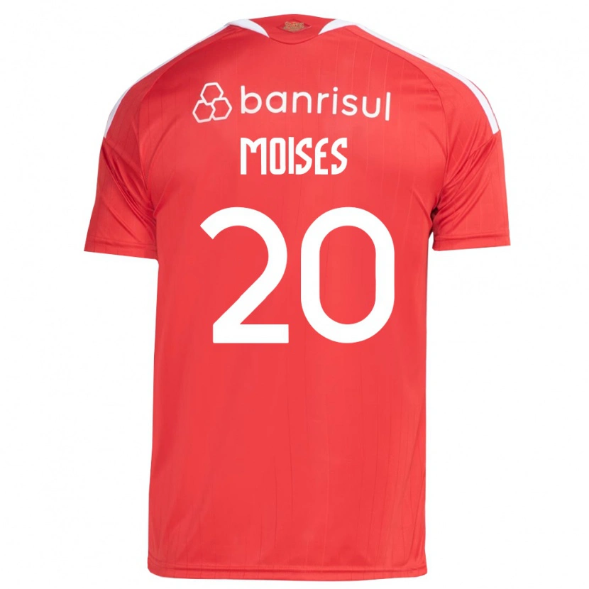 Danxen Män Moises #20 Röd Vit Hemmatröja Matchtröjor 2026/27 Tröjor T-Tröja