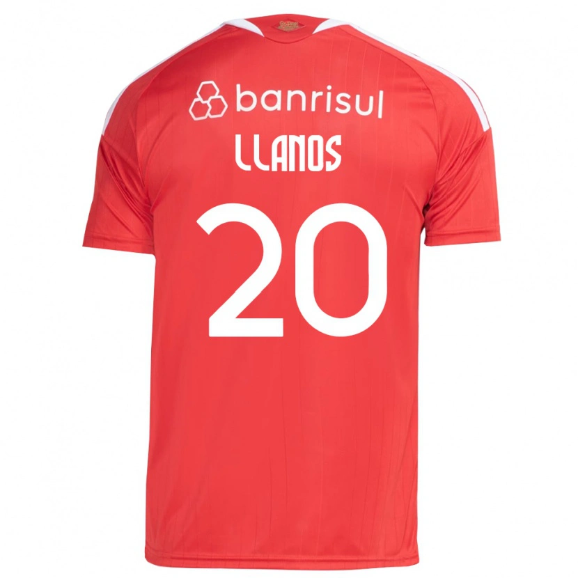 Danxen Män Pati Llanos #20 Röd Vit Hemmatröja Matchtröjor 2026/27 Tröjor T-Tröja